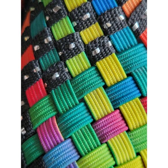 Steve Madden Brice Mary Jane Women’s 10 Multicolor Woven Platform Wedge Comfort - Picture 7 of 7